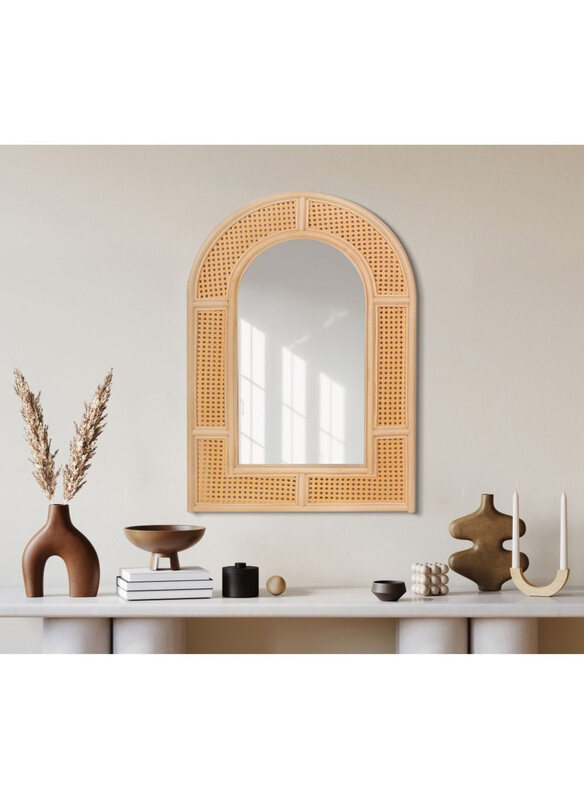 

Danube Home Rattan Mirror Frame, Brown