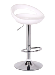 Danube Home Lewis Bar Stool, White