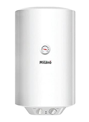 Danube Home Milano Electric Water Heater Vertical, 80 Liters, White