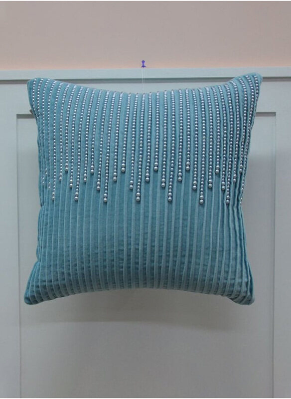 

Danube Home Gleam Cushion, Light Blue