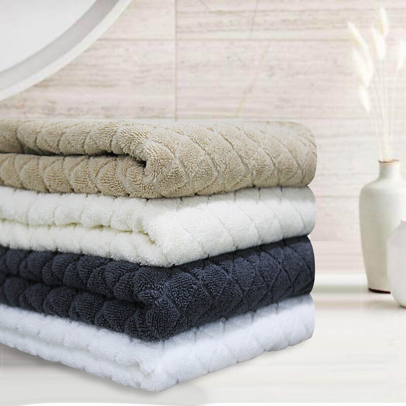 

Danube Home Air Rich Solid Dobby Bath Sheet, Grey
