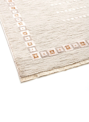 Danube Home 100% Polyester Floor Covering Rectangle Ventura Rugs, 380 x 300cm, Cream