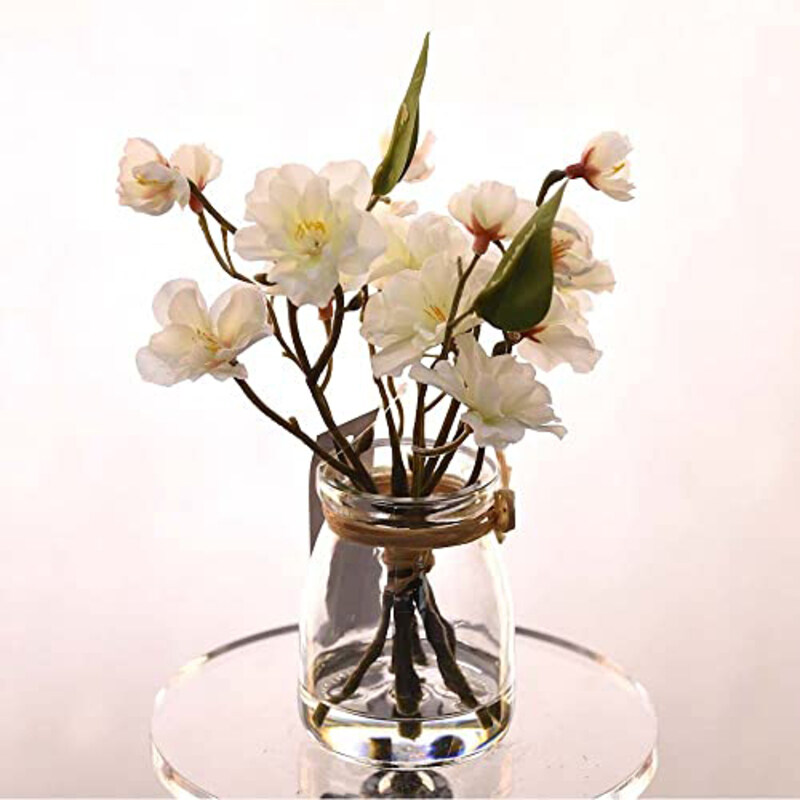 

Danube Home Rejoice Cherry Blossom Pudding Vase, White