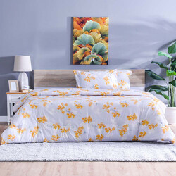 Danube Home 3-Piece Shoreline Marbles Comforter 100% Cotton Bedding Set, 2 Pillow Cover, 1 Bedsheet Bedroom, Queen, Grey