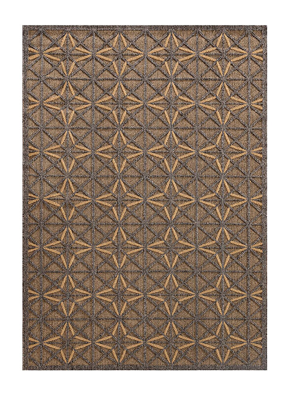 Danube Home Scandi Floor Covering Rectangle Modern Home Area Rug, Gold