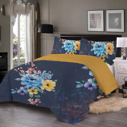 Danube Home Marvel Biscay Comforter All Season And Ultra Soft Fluffy Lightweight Microfiber Bedding Set, 3 Pieces, King, Multicolour