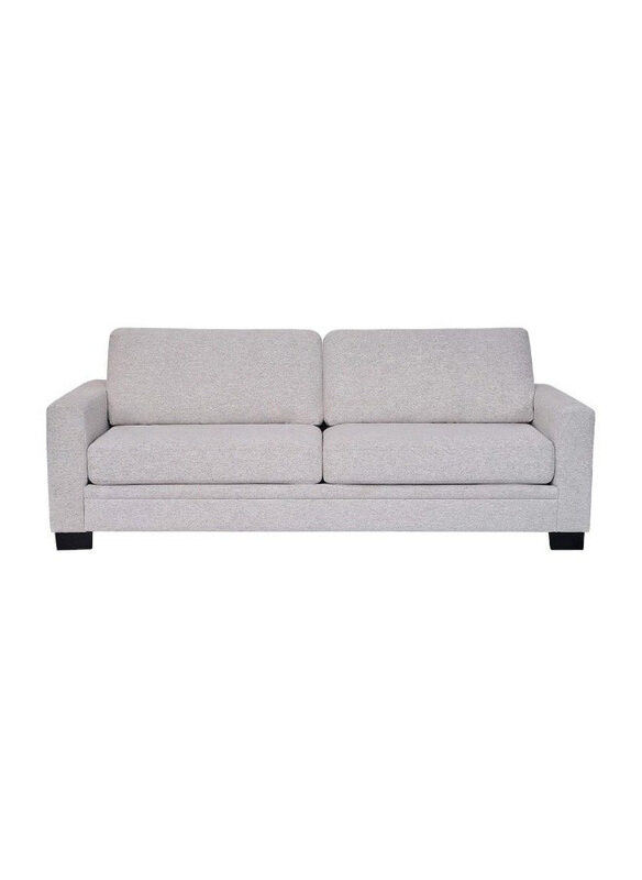 

Danube Home Jansen 3-Seater Fabric Foam Sofa with Arms, Beige