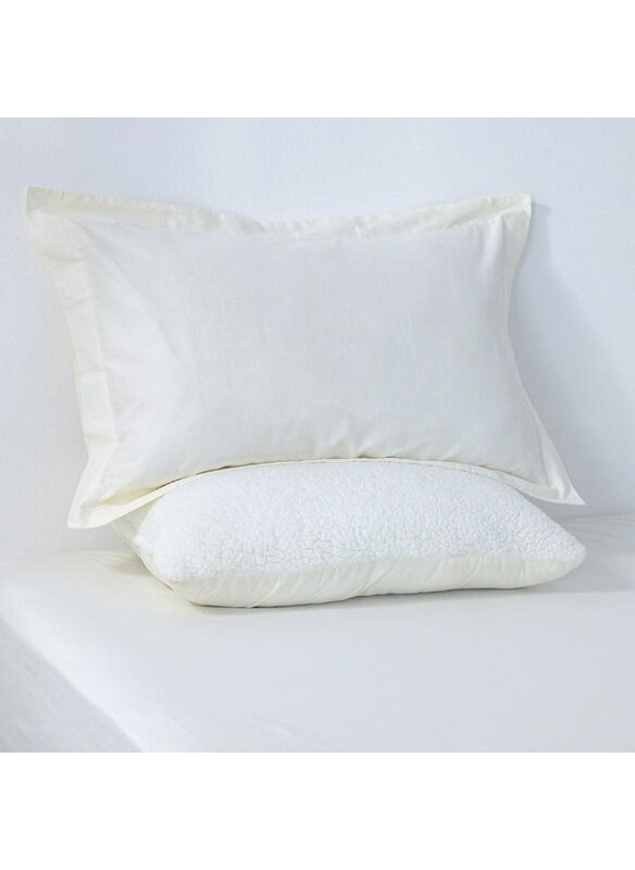 

Danube Home 2-Piece Cotton Twin Fitted Sheet Set, One Size, White