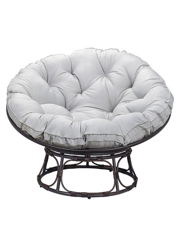 

Danube Home Elena Moon Chair, Grey