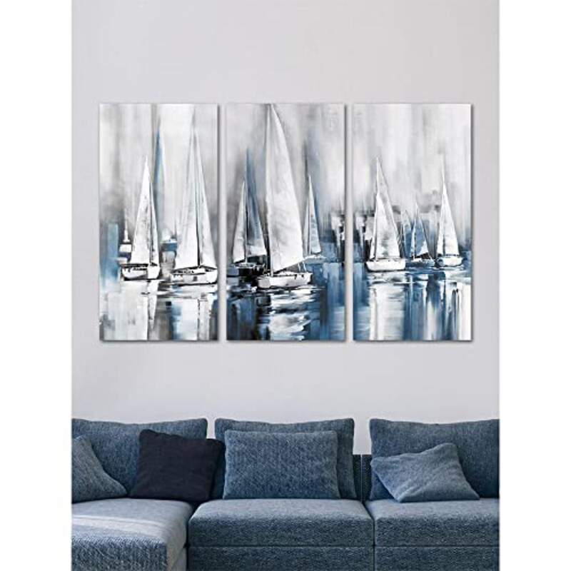 

Danube Home Kellan Ship Abstract Set, Multicolor