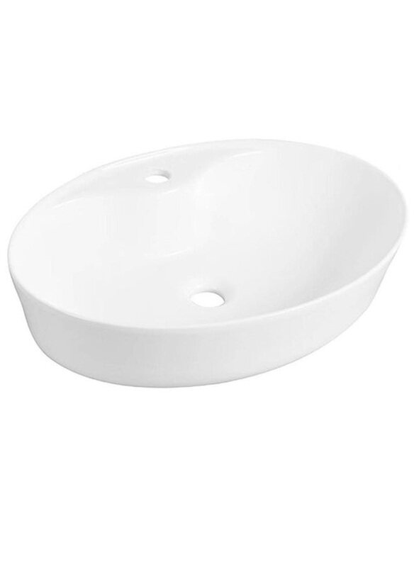 

Danube Home Milano Countertop Art Basin, 8583, White