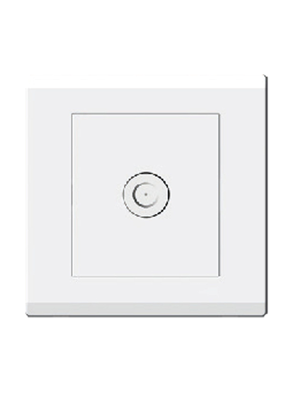 Danube Home Milano Satellite Outlet Switch, White