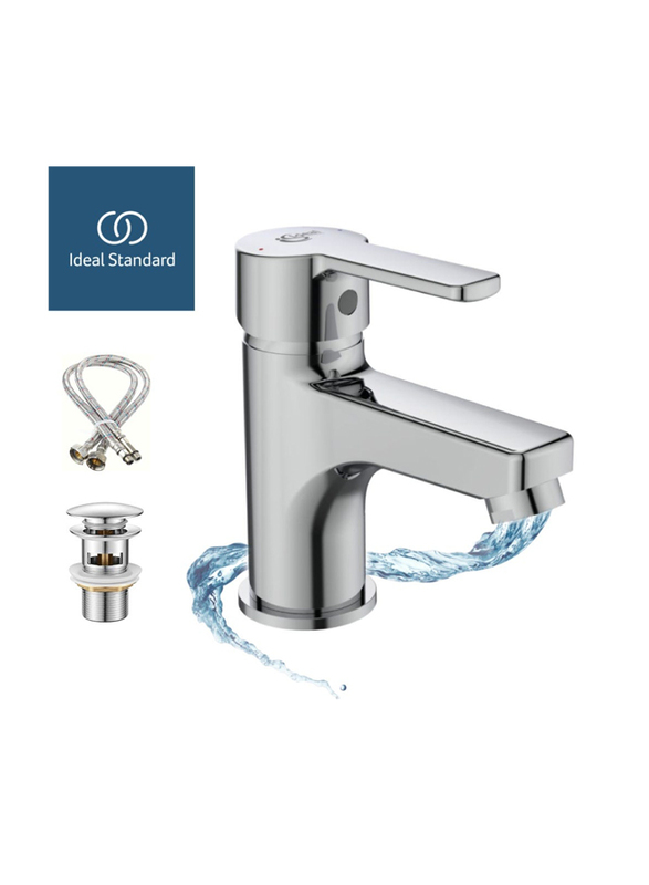 Danube Home Ideal Standard Idealstream Basin Mixer with Brass Single Handle Basin Mixer, Bath Faucet & Sink Faucet, Chrome