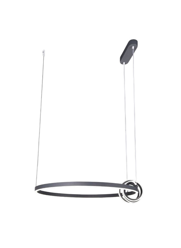

Danube Home Renzo Pendant, Alu + Silicon, L 65 x W 65 x H 22, LED, Grey
