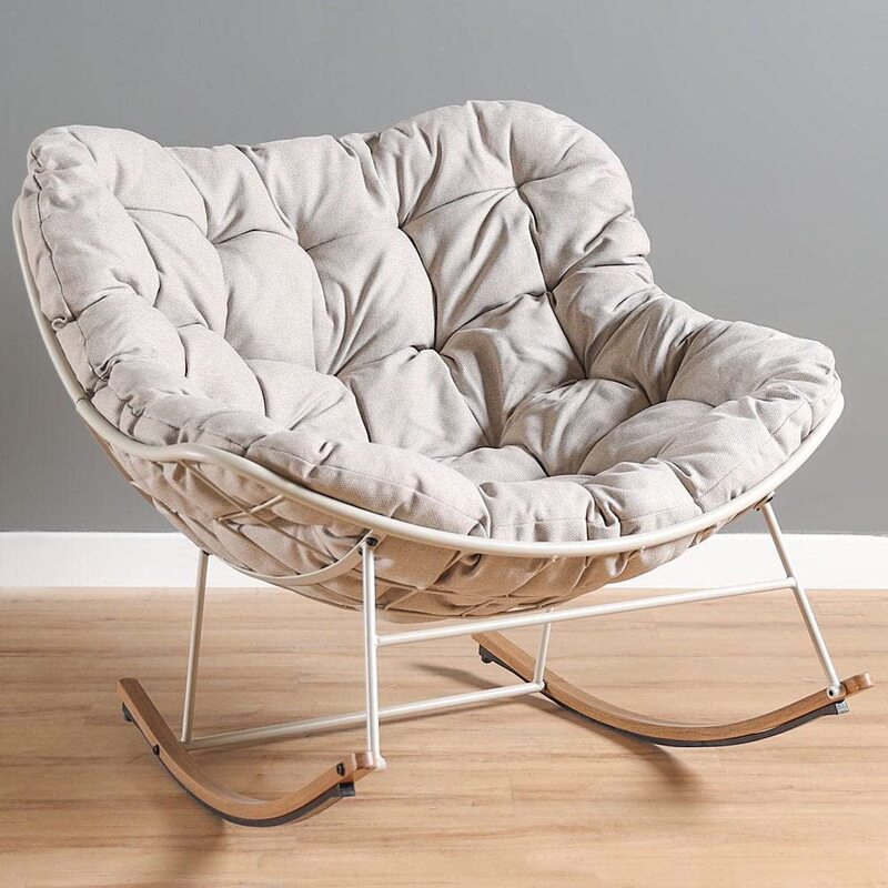 Danube Home Emily Relaxing Chair, Grey