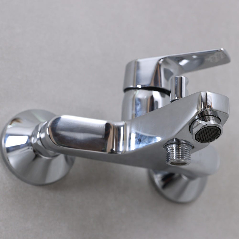 Danube Home Ideal Standard Cerafine D Bath Shower Mixer with Brass Rain Shower Single Handle Faucet & Handheld Spray, Chrome