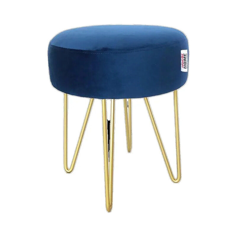 

Danube Home Umbrion Fabric Stool, Ultramarine Blue