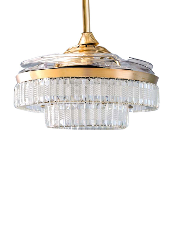 

Danube Home Harlyn Fan Ceiling Chandelier, Yf-9609, Gold
