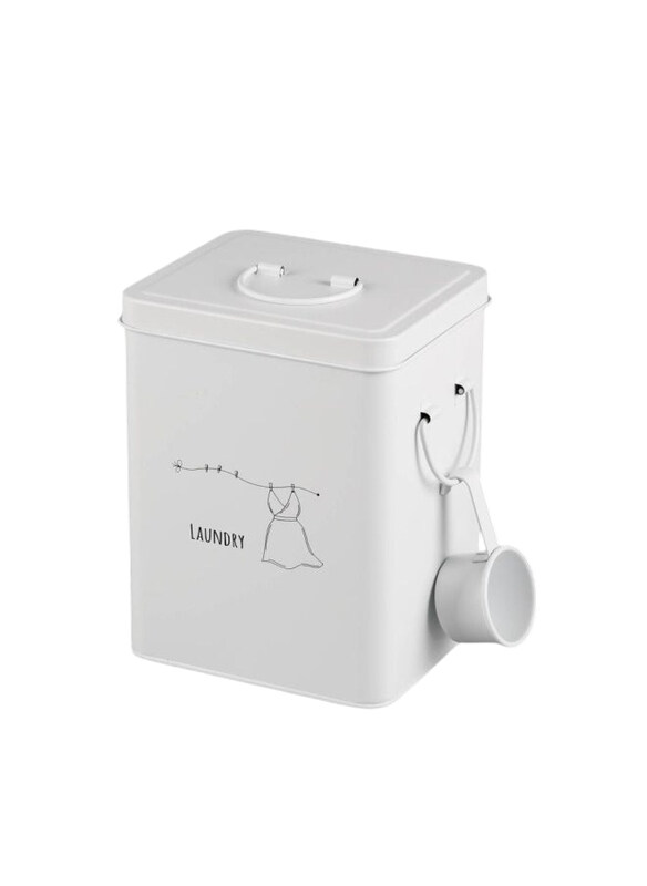 

Danube Home Magnus Metal Storage Box for Kids, White