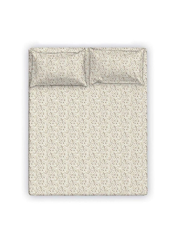 

Danube Home Bed Fitted Sheet Set, Single, Paisley Ochre
