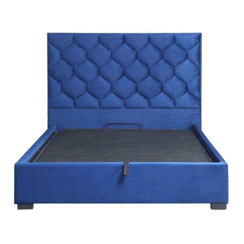 

Danube Home Isabelle Hydraulic Super King Bed, Blue