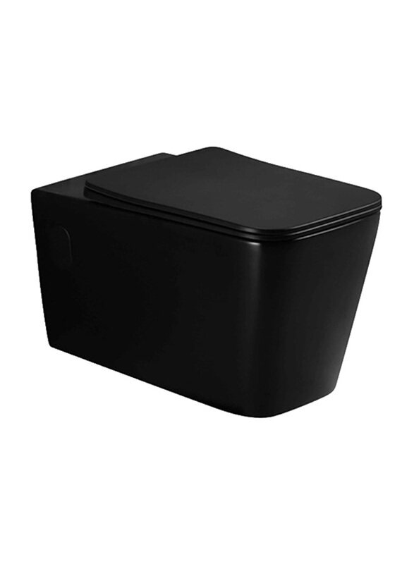 

Milano Wall Hung Water Closet, Black