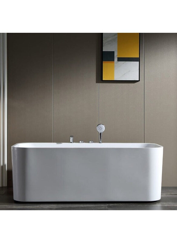 

Milano Laura Acrylic Freestanding Bathtub, White