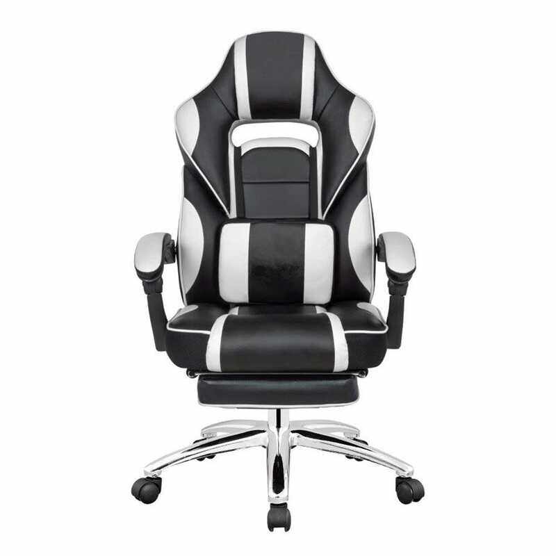 

Multiple Danube Home Sparrow High Back Gaming Chair, Black/White