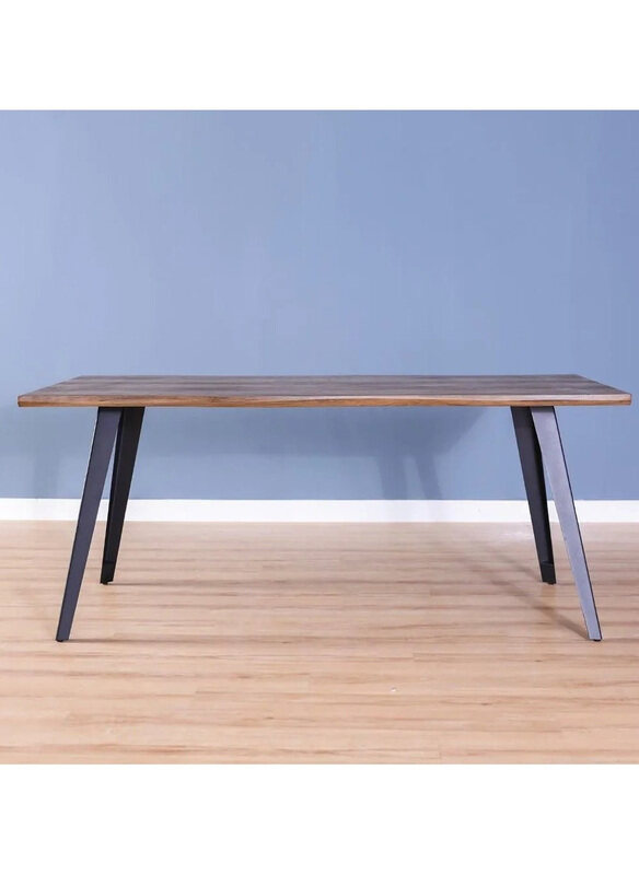 

Danube Home Gideon 6-Seater Dining Table, Natural Oak / Brown