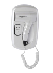 Danube Home Milano Acrylic Compact Hair Dryer, Hsd-9028-6, White