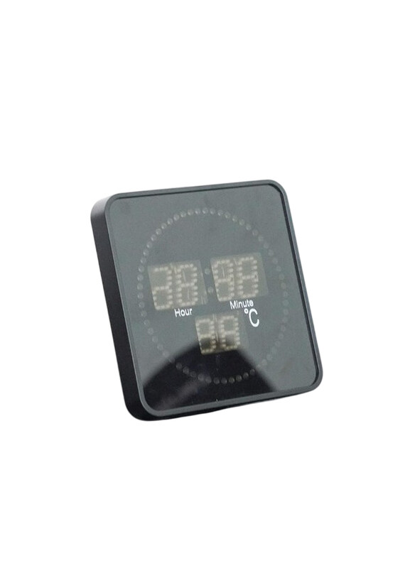 

Danube Home Cambridge LED Movement Wall Clock, Black