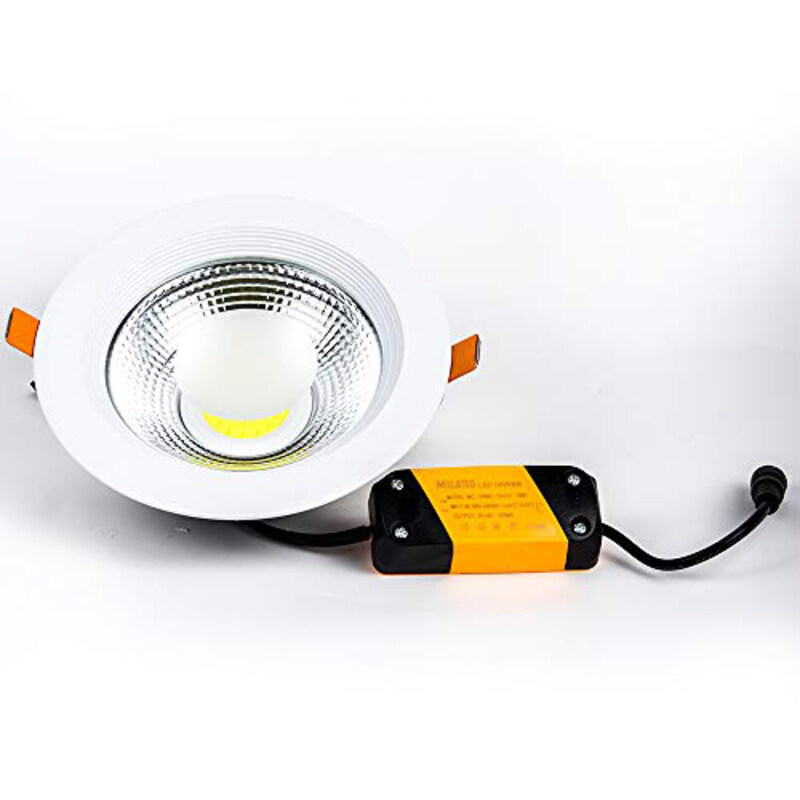 

Danube Home Milano Curved Led Downlight 10W Warm, White