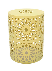 Danube Home Design Side Table, JF201617, Yellow