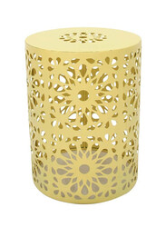 Danube Home Design Side Table, JF201617, Yellow