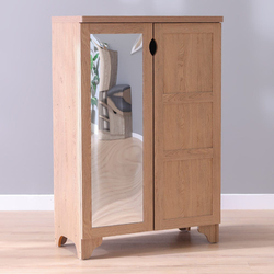 Danube Home Hudson Shoe Cabinet, Beige Oak