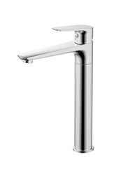 Milano Aliz Art Basin Mixer without Pop Up Waste, Silver
