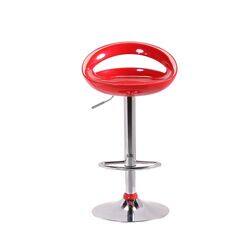 Danube Home Lewis Bar Stool, Red