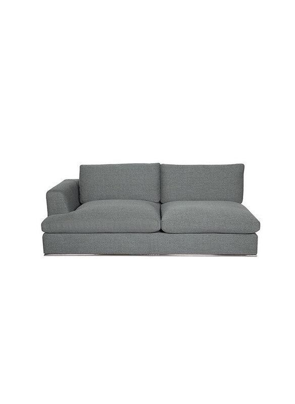 

Danube Home Paddington 2 Seater Left Arm Fabric Modular Sofa, Teal Green