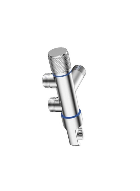 

Danube Home Milano Vena 2 Way Angle Valve, Chrome