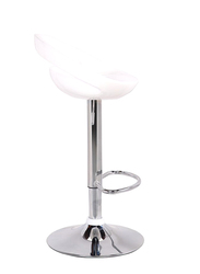 Danube Home Lewis Bar Stool, White