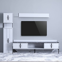 Danube Home Form TV Cabinet for up to 75 Inches TV, Grey