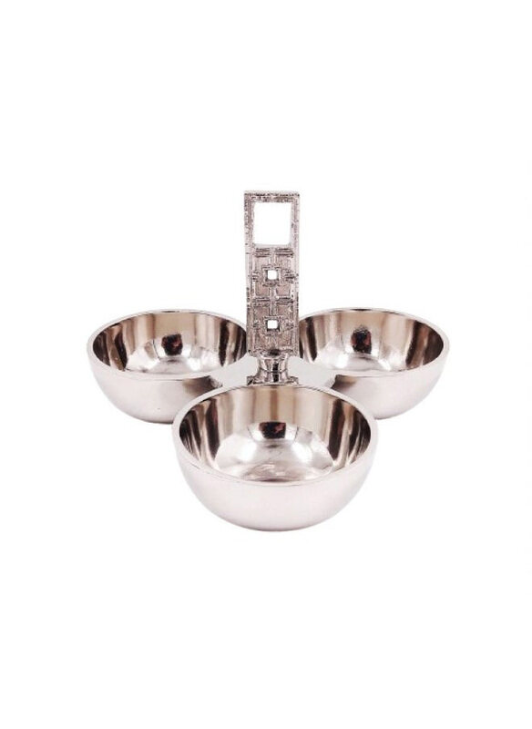 

Avalon Elegant Small Bowls for Serving Dips, 3 Pieces, Nickel