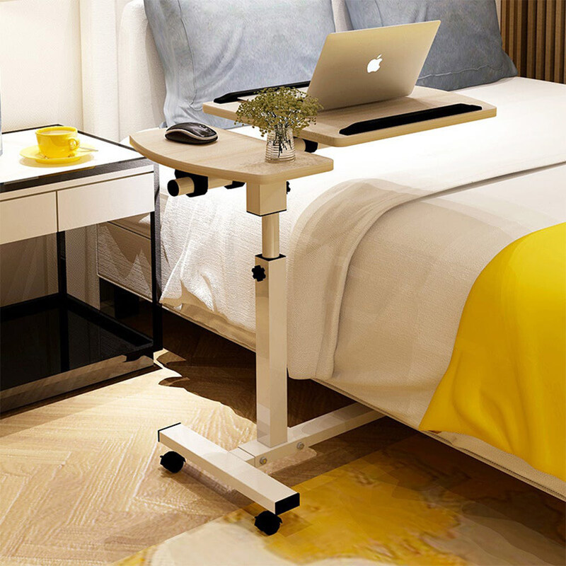

Danube Home Maximo Laptop Home Office Desk Workstation, Natural Oak/White