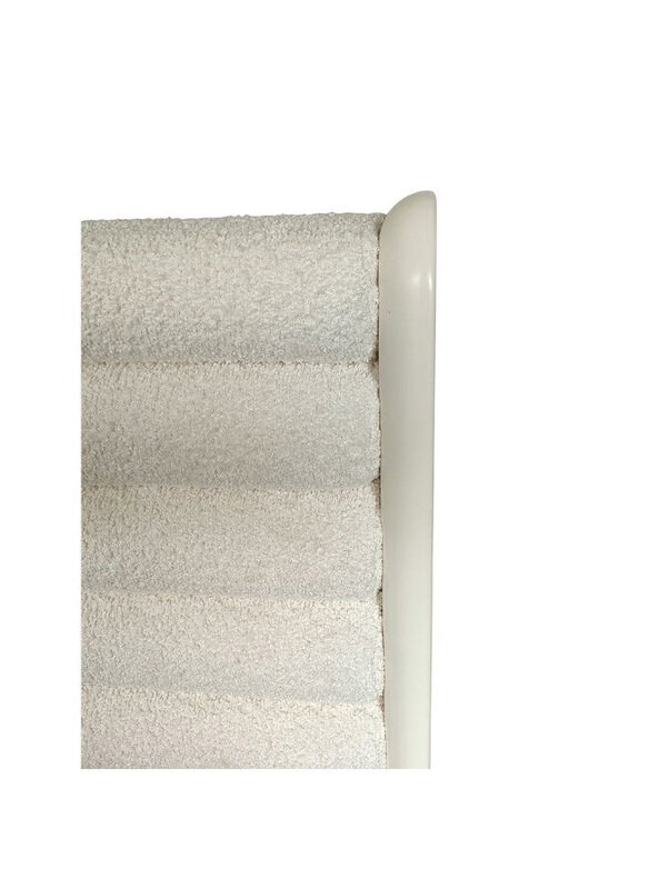 

Danube Home Brita Upholstered King Bed, Off White/Beige