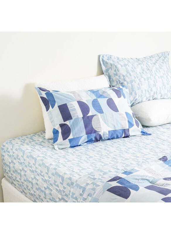 

Danube Home 4-Piece SS23 Kingsley Kari Comforter Set, Super King, Indigo
