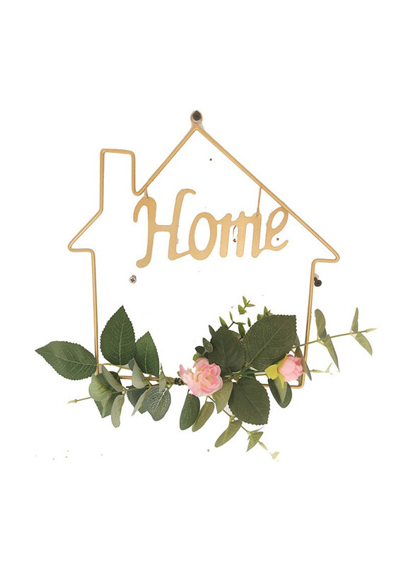 

Danube Home Metal Decoration Hanging Wall Ornaments with Plants, 27 x 27 x 0.4cm, Multicolour