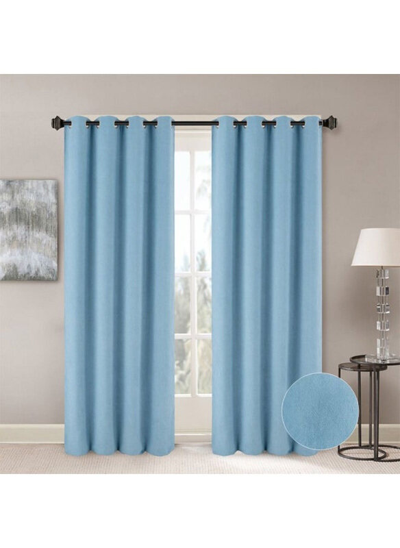 

Danube Home Meadow Jacquard Curtains, 2 Pieces, Grey