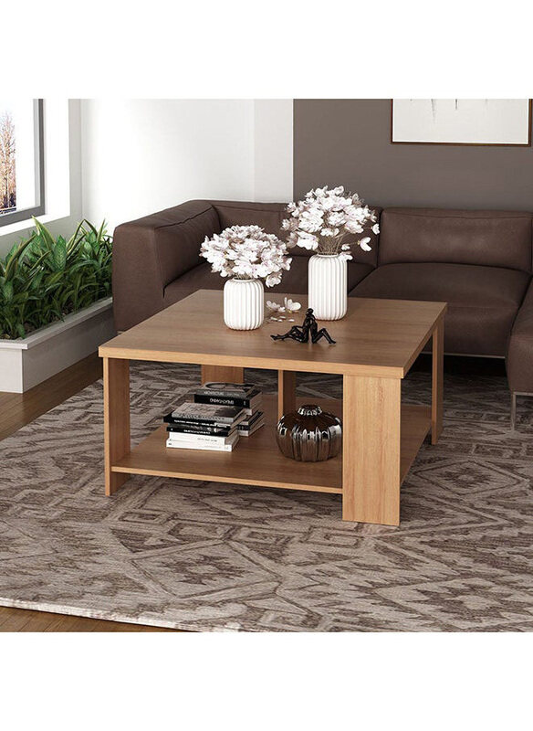 

Danube Home Paz Multi Functional Desk Space Saving Centre Coffee Table, Almond