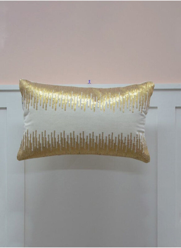 

Danube Home Gleam Cushion, Off White