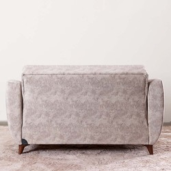 Danube Home King Fabric Sofa, Double Seater, Beige